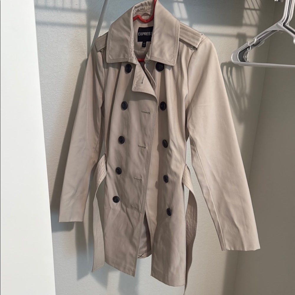 Express Women's Tan Trench Coat